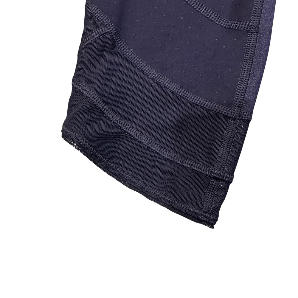 Lululemon High Times Pant Mesh Perforated Purple Crop Leggings Plum Size 4 - Picture 6 of 7